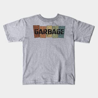 Garbage - Retro Pattern Kids T-Shirt